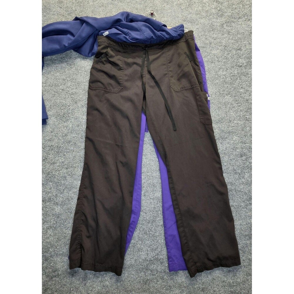Grey's Anatomy By Barco Scrub Cargo Pants Womens L Lot 4 Multicolor Drawstring - Picture 2 of 15